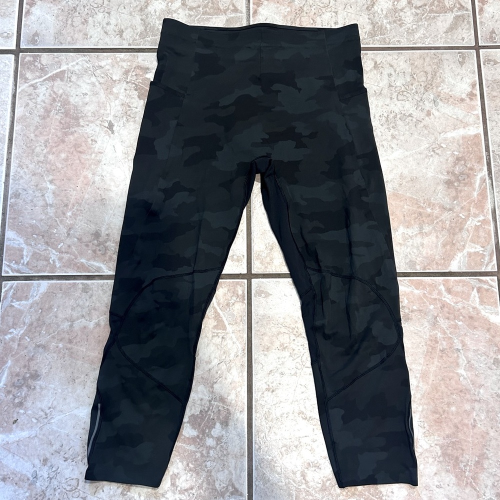 lululemon athletica Black Camo Leggings